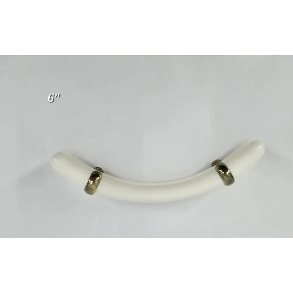 Vintage 1980s‎ Cascade Banana Hair Clip – Single Ivory Ponytail Holder